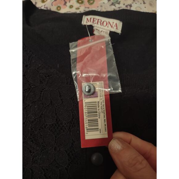 Merona Black Women's Cardigan Sweater - Picture 3 of 5